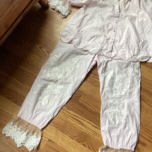 Suozzy Pink Lace Sleepwear vintage